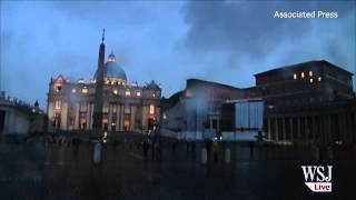 Lightning Strikes Over StPeters Basilica [upl. by Arikat603]