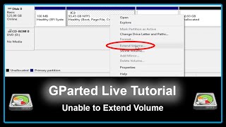 GParted Live Tutorial  Extend Your Drive in Windows [upl. by Gherardo]