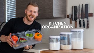 Beginners guide to Kitchen Organization Fridge Pantry Knives Pots  more [upl. by Eniluqaj]