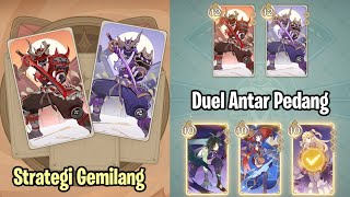 Genius Invokation TCG Penempaan dan Latihan  Duel Antar Pedang  Genshin Impact [upl. by Geordie]