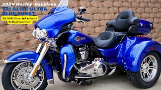 Tri Glide Ultra An Unrivaled Riding Experience  2024 HarleyDavidson Tri Glide Ultra Blue Burst [upl. by Philo201]