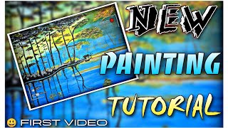 👉✨🌲FOREST PAINTING EASY WAY  🎨PAINTING TUTORIAL FROM RK GALLERY OF ART  PAINTIG EASY PAINTING💗 [upl. by Adnwahsor]