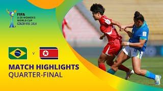 Brazil v Korea DPR  FIFA U20 Womens World Cup Colombia 2024  Match Highlights [upl. by Naimerej]