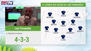 France  Honduras  le onze de Luis Fernandez [upl. by Aiehtela]