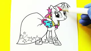 How to Draw My Little Pony Twilight Sparkle [upl. by Nref]