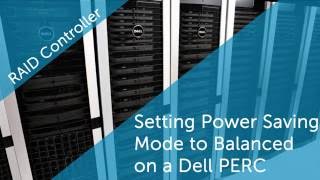 Setting the Power Saving mode to Balanced on Dell PERC [upl. by Ynnod]