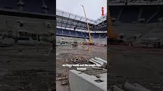 Inside Evertons New Stadium At BramleyMoore Dock [upl. by Hernardo15]