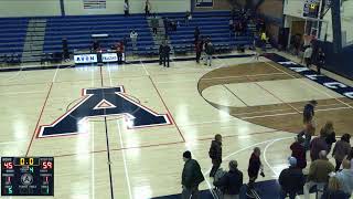 Avon vs New Britain High School Boys Varsity Basketball [upl. by Aicenat]