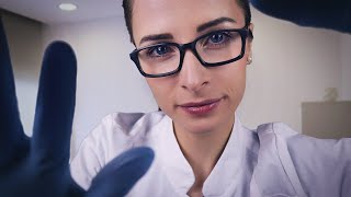 ASMR Deutsch Arzt Roleplay 👩‍⚕️ Hautarzt untersucht dich ASMR Hautpflege  Dermatologe  German [upl. by Bury]