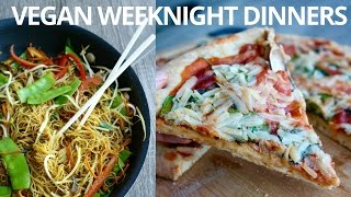 EASY VEGAN WEEKNIGHT DINNERS [upl. by Ajax]