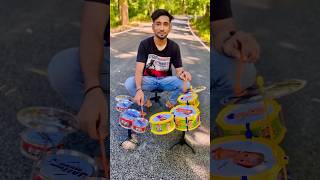 Big and Small Drum set Hip hop drum set Chhota Bheem wala Mini Jazz drum set Senior musical band [upl. by Sabrina]