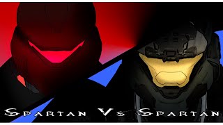 Spartan vs Spartan Halo Animation [upl. by Idnahs29]