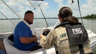 FWC patrols Winter Haven lakes for ‘Operation Dry Water’ on July 4th [upl. by Etselec]