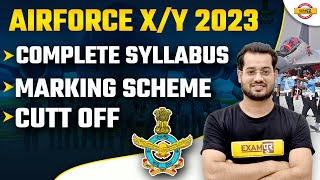 Airforce xy 2023  Complete syllabus Marking Scheme Cutt off  BY VIVEK RAI SIR [upl. by Leunammi]