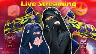 🔴 LIVE । Cute jannat live streaming🥰🥰 cutejannatgamin cutejannat freefire jannatgaming live [upl. by Yup960]