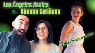 Los Ángeles Azules  Mis Sentimientos ft Ximena Sariñana REACTION with my wife [upl. by Earlie]