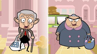 Old Man Bean  Mr Bean Animated  Clip Compilation  Mr Bean World [upl. by Enenaej]