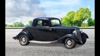 1934 Ford coupe History [upl. by Zelde171]