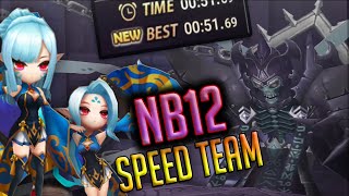 Stable NB12 Speed Teams  Summoners War [upl. by Odele]