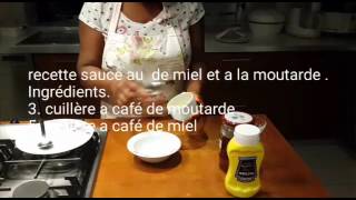 Recette de sauce au miel et a la moutarde [upl. by Fasa]