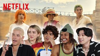 The ONE PIECE Cast Reacts to Major Season One Moments  Netflix [upl. by Melita]