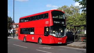 481 Bus Route  West Middlesex Hospital  Fulwell Sixth Cross Road [upl. by Ellered485]