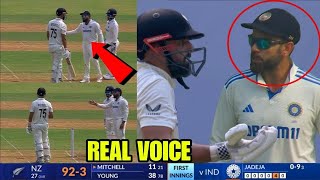 Stump mic 🎙️ Heated argument of Rohit Sharma and Virat Kohli with Daryl Mitchell caught on STUMP MIC [upl. by Tivad]