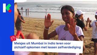 Lessen zelfverdediging voor meisjes in India [upl. by Yelah825]