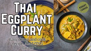 Thai eggplant Curry with Potatoes and sprats Sri Lankan style තලන බටු කිරට කරිය [upl. by Avraham]