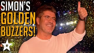 ALL SIMON COWELLS GOLDEN BUZZER Auditions from Britains Got Talent [upl. by Rolyat]