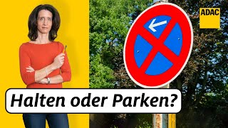 Halten oder Parken  Wo darf ich stehen bleiben und wo werde ich abgeschleppt  Recht Logisch [upl. by Nryhtak462]