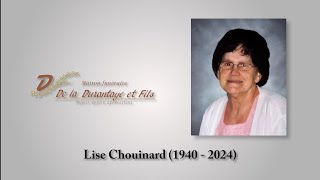 Lise Chouinard 1940  2024 [upl. by Bakerman]