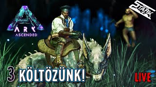 ARK Ascended Aberration  3Rész Hol a táskám KÖLTÖZÜNK  Stark LIVE [upl. by Mayda473]