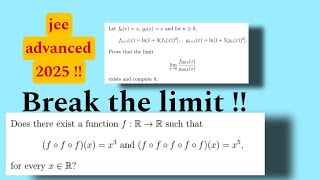 Limit and function rank booster Limit jee limits jee questions [upl. by Ellebasi]