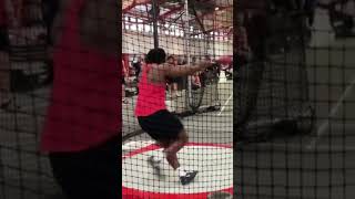 NCAA D3 WEIGHT THROW RECORD 🔥 JOSEPH WHITE 🙌 CARTHAGE [upl. by Kirwin431]