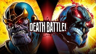 Thanos VS Darkseid Marvel VS DC  DEATH BATTLE [upl. by Atnahs]