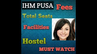 IHM DELHI  PUSA  FULL DETAIL [upl. by Janicki]