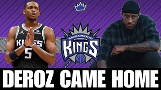 Kings trade for DEMAR DEROZAN REACTION [upl. by Nnaeinahpets]