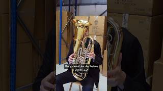 How would YOU describe the tone of THIS tuba 🤔 [upl. by Nikolas]