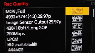 Panasonic GH5 II GH5M2 recording quality modes  Intermediate tips [upl. by Eugene]