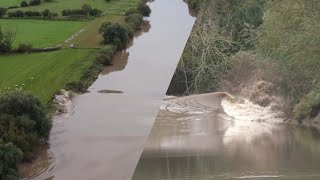 The Severn Bore tidal wave  Drone footage and tide timelapse [upl. by Medwin850]