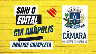 ANÁLISE DO EDITAL DO CONCURSO CÂMARA DE ANÁPOLIS  GO 2023  2024 [upl. by Karil]