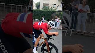 Time trial cycling olympics Norway last training [upl. by Glenda863]