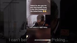 Robert De Niro gets the news that Donald Trump is the 47th President of the United States 🤣🤣 [upl. by Yud]