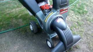 Craftsman 9hp leaf shredder  vac [upl. by Acimahs]