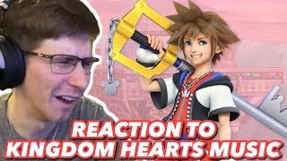 Reaction to Kingdom Hearts Music  Hikari Fragments of Sorrow and more [upl. by Ahtnammas466]