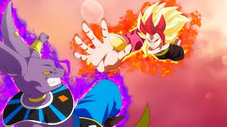 Super Saiyan 4 Rycon Vs Beerus Dragon Ball Super Animation [upl. by Stanleigh]