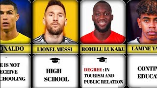 Famous Footballers and their Academic Backgrounds [upl. by Nnylarej]