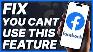 You Cant Use This Feature Right Now Facebook Log In [upl. by Droffig904]