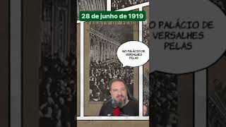 28 de junho de 1919– O Tratado de Versalhes é assinado na França pelas potências europeias [upl. by Htebaras]